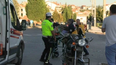 Tavşanlı’da otomobil ile motosiklet çarpıştı: 1 yaralı

