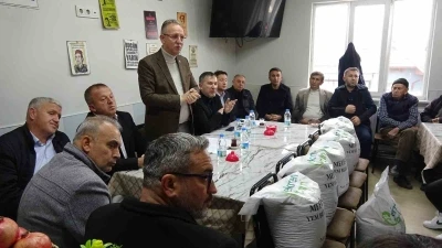 Tavşanlı’da ürericilere tohum ve gübre desteği
