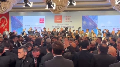 TBB se&ccedil;imlerinde kavga
