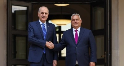 TBMM Başkanı Kurtulmuş, Macaristan Başbakanı Orban ile görüştü