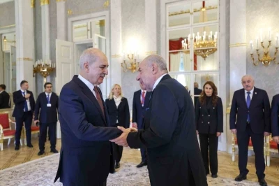 TBMM Başkanı Kurtulmuş, Macaristan Cumhurbaşkanı Sulyok ile görüştü
