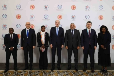 TBMM Başkanı Kurtulmuş, Malavi Ulusal Meclisi Başkanı Suleman ile g&ouml;r&uuml;şt&uuml;
