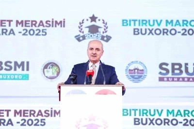 TBMM Başkanı Kurtulmuş, Sağlık Bilimleri Üniversitesi Ebu Ali İbn Sina Buhara Devlet Tıp Enstitüsü Mezuniyet Töreni’ne katıldı
