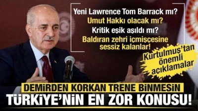 TBMM Başkanı Kurtulmuş'tan Terörsüz Türkiye açıklaması: Demirden korkan trene binmesin