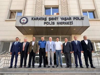 TBMM İdari Amiri Sermet Atay, MHP Gaziantep İl ve İlçe Başkanlarıyla Birlikte Şahinbey ve Şehitkamil İlçe Emniyet Müdürlüklerine Hayırlı Olsun Ziyareti
