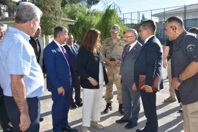 TBMM Komisyonu, saldırının yaşandığı okulu ziyaret ederek yetkililerden bilgi aldı
