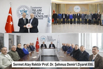 TBMM Meclis İdare Amiri Sermet Atay Rekt&ouml;r Prof. Dr. Şehmus Demir&rsquo;i Ziyaret Etti