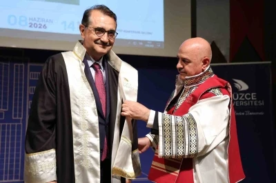 TBMM Yapay Zeka Araştırma Komisyonu Başkanı Fatih D&ouml;nmez&rsquo;e fahri doktora &uuml;nvanı verildi
