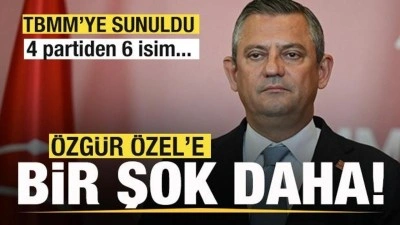 TBMM'ye yeni dosyalar sevk edildi! Özgür Öze'le bir şok daha! 4 partiden 6 isim...