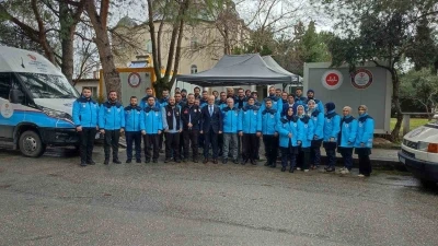 TDV Denizli Arama Kurtarma ekibi g&uuml;&ccedil;leniyor
