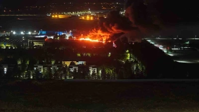 TEİ&rsquo;deki yangın kontrol altına alındı
