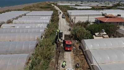 Tekebaşı i&ccedil;me suyu projesinin y&uuml;zde 86&rsquo;sını tamamlandı
