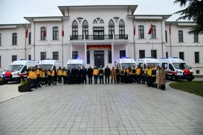 Tekirdağ&rsquo;a 6 yeni ambulans
