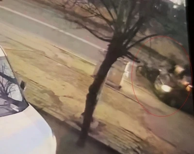 Tekirdağ&rsquo;da 2 kişinin yaralandığı feci kaza kamerada
