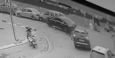 Tekirdağ&rsquo;da 5 aracın karıştığı zincirleme kaza kamerada
