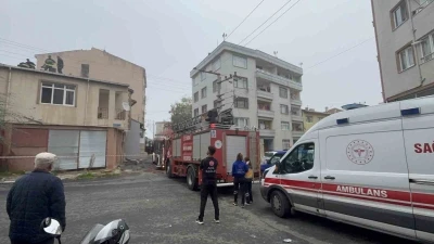 Tekirdağ’da baca yangını korkuttu
