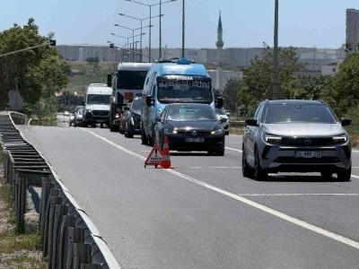 Tekirdağ&rsquo;da bayram d&ouml;n&uuml;ş&uuml; trafiği yoğunluğu: Tekirdağ - İstanbul karayolunda ağır vasıtalara kısıtlama
