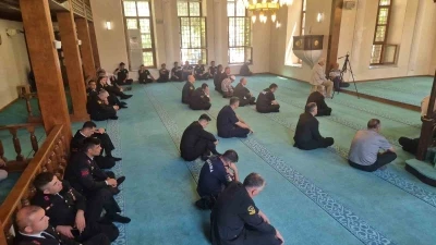 Tekirdağ&rsquo;da jandarmanın kuruluş yıl d&ouml;n&uuml;m&uuml;nde şehitler i&ccedil;in mevlit okutuldu
