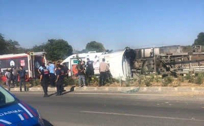 Tekirdağ’da kamyon kazası: 1 yaralı
