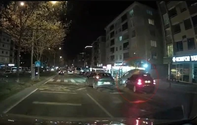 Tekirdağ&rsquo;da kaza anı ara&ccedil; kamerasında: Park halindeki otomobili bi&ccedil;ti
