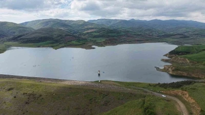 Tekirdağ&rsquo;da kuruyan baraj yağışlarla canlandı
