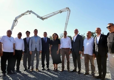 Tekirdağ&rsquo;da mezarlık ve gasilhane ek hizmet binasının temeli atıldı
