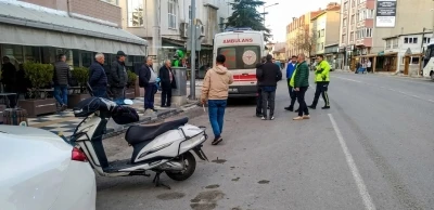 Tekirdağ&rsquo;da motosiklet devrildi: 1 yaralı
