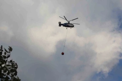 Tekirdağ’da orman yangınında soğutma çalışmaları sürüyor
