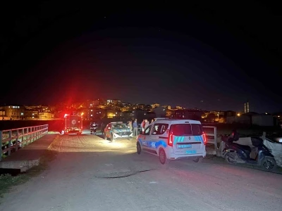 Tekirdağ&rsquo;da otomobil dereye u&ccedil;tu
