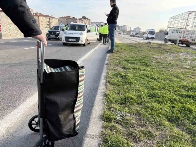 Tekirdağ&rsquo;da otomobilin &ccedil;aptığı kadın yaralandı
