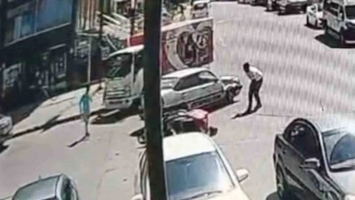 Tekirdağ’da otomobille motosiklet çarpıştı
