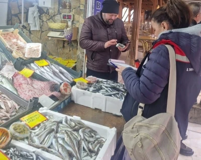 Tekirdağ&rsquo;da perakende balık satış yerlerine denetim
