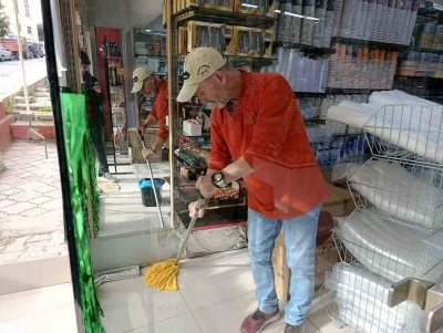 Tekirdağ’da su patlağı esnafı mağdur etti
