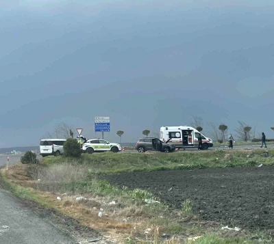 Tekirdağ&rsquo;da trafik kazası: 2 yaralı

