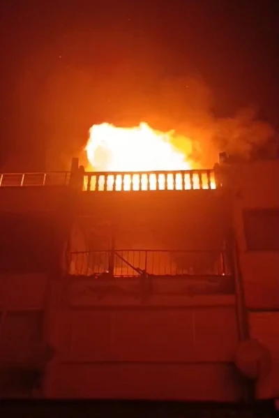 Tekirdağ’da yazlık sitede ev yangını
