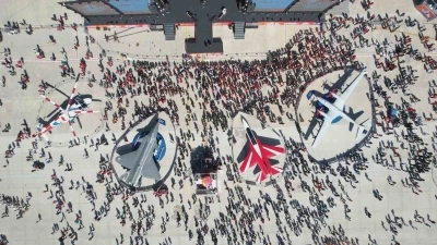 TEKNOFEST etkinlik alanı havadan görüntülendi
