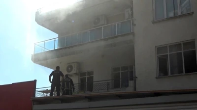 Tekstil atölyesinde çıkan yangın korkuttu
