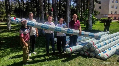 Tepebaşı’nda çiftçilere hibeli sera naylonu desteği verildi
