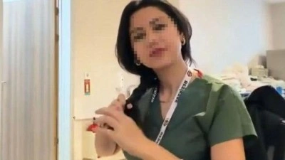 Ter&ouml;r propagandası su&ccedil;lamasıyla g&ouml;zaltına alınan hemşire g&ouml;revden uzaklaştırıldı