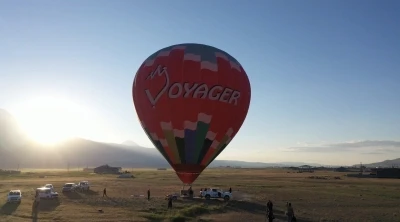 Ter&ouml;rden arındırılan Ağrı Dağı&rsquo;nda balon turizmi başlıyor
