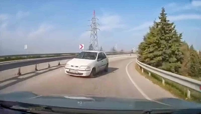 Ters y&ouml;nde seyir eden ara&ccedil; faciaya davet &ccedil;ıkardı
