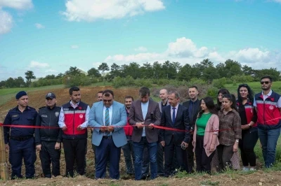 Tescilli Pazarlar Kirazı uygulama alanı hizmete a&ccedil;ıldı
