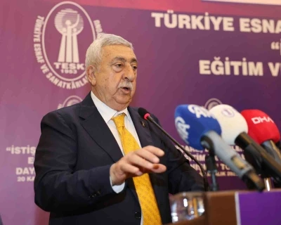 TESK Başkanı Palandöken: &quot;Az kazanandan az, çok kazanandan çok vergi alınmalı&quot;
