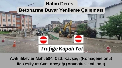 Tevfik Fikret Caddesi&rsquo;nde kademeli trafik d&uuml;zenlemesi

