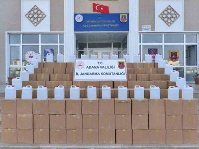 Tır dorsesinde 2 bin 920 litre etil alkol ele geçirildi
