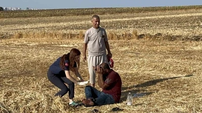 Tırı yandı, yaralandı, &quot;Beni burada bırakın&quot; diyerek yere yatıp ağladı
