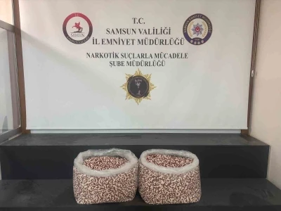 Tırın yatak b&ouml;l&uuml;m&uuml;nde 129 bin 500 uyuşturucu hap ele ge&ccedil;ti
