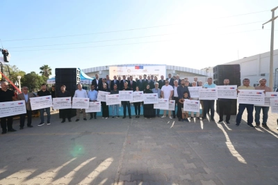 TKDK Mardin’de 30 Biçerdöver Teslim Töreni Düzenlendi