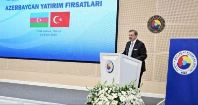 TOBB Başkanı Hisarcıklıoğlu: &quot;Azerbaycan yaklaşık 17 milyar dolarlık yatırım hacmiyle Türk yatırımlarının en yoğun olduğu ülke&quot;
