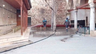 Tokat Belediyesi&rsquo;nden bayram &ouml;ncesi camilerde kapsamlı temizlik
